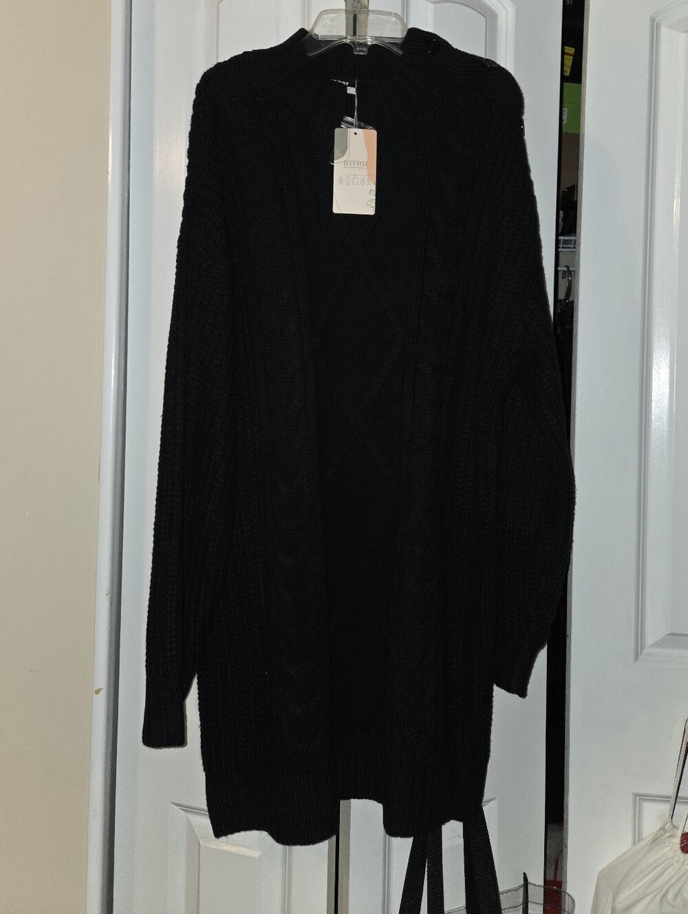 Cable knit Sweater Dress